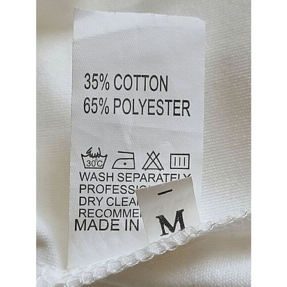 🤍 Deep V-Neck Cleavage Flounce Ruffle Bodycon Party Mini White Dress SIZE M NEW - Picture 10 of 15